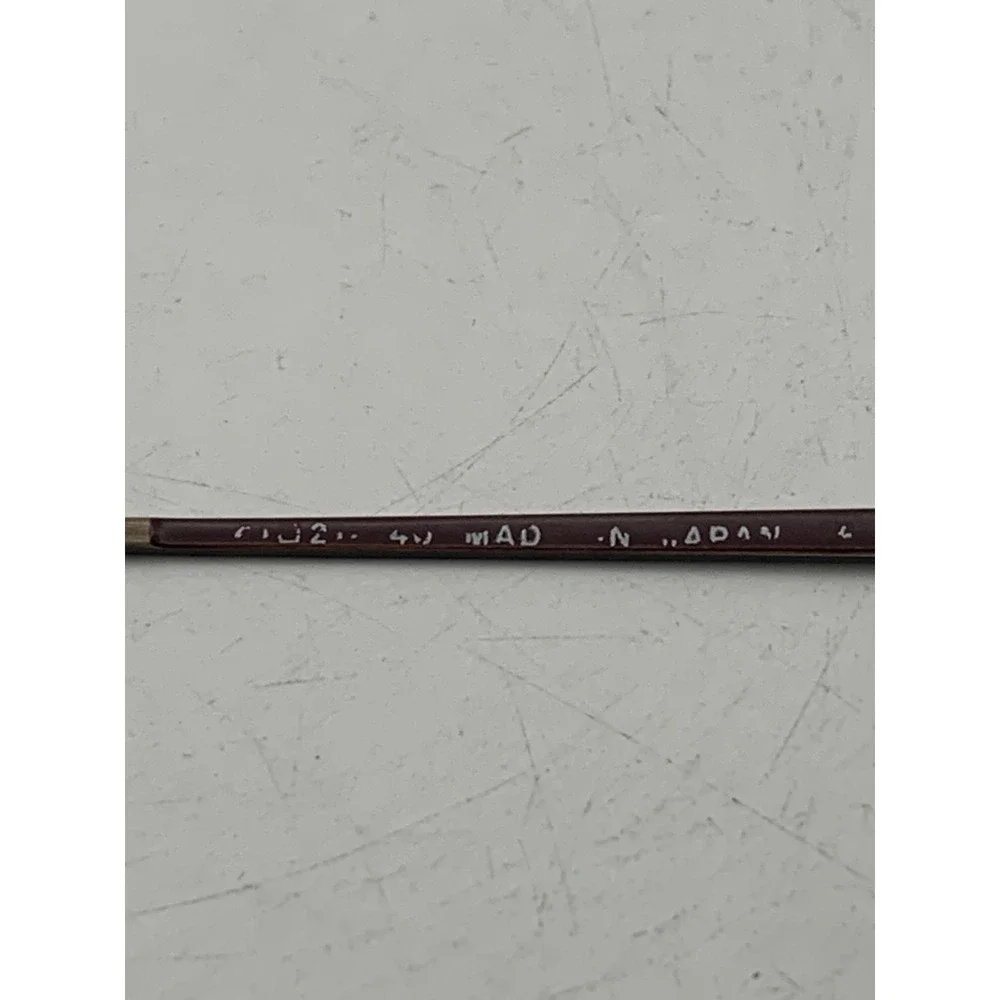 Koh Sakai KS-9706 49 Brown Round Full Rim Metal Plastic Men Frame Only